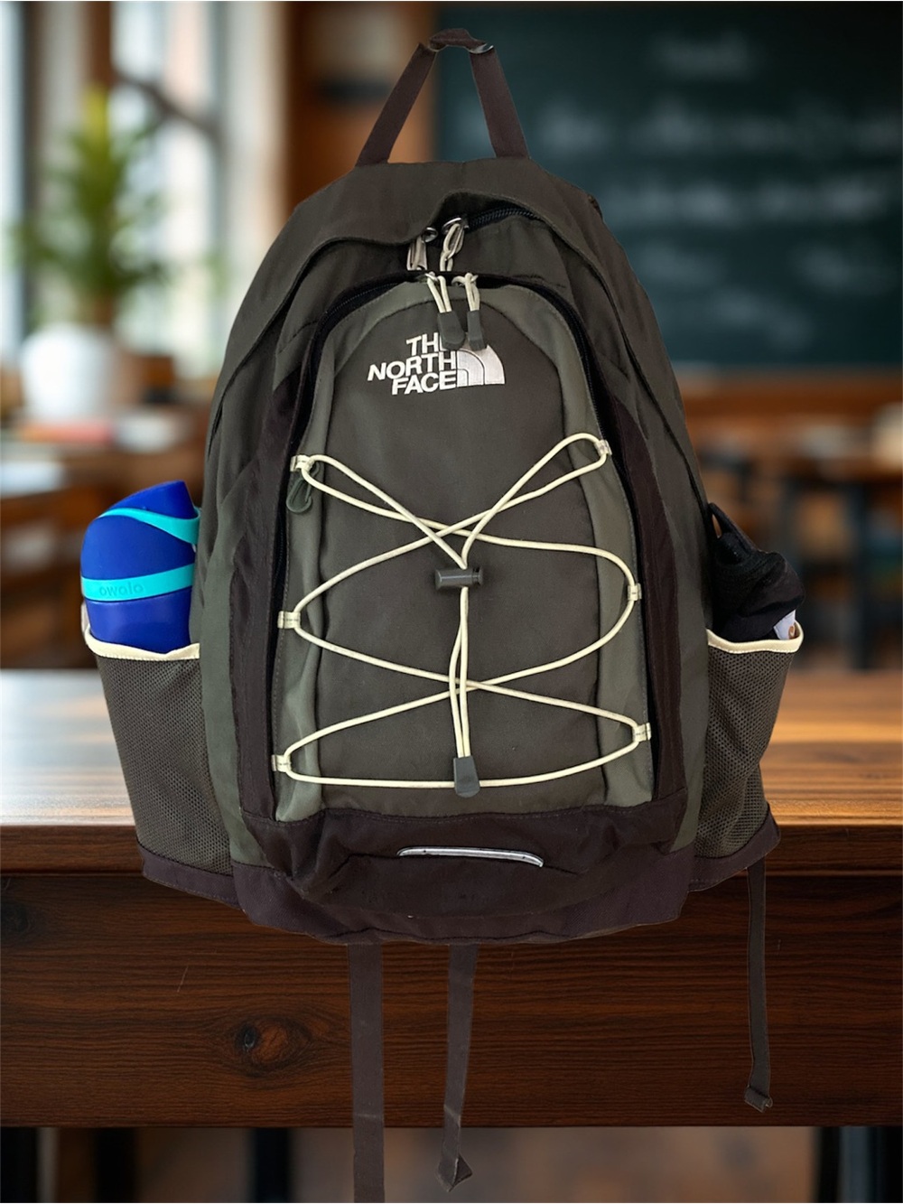 The North Face Army Green Brown Jester 🎒Backpack GUC